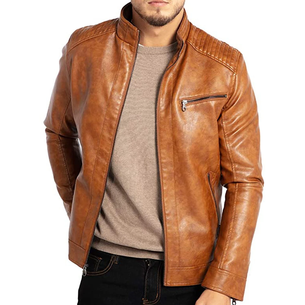 Marlon Leather Jacket Men – Durable Vintage Jacket with Classic & Timeless Style