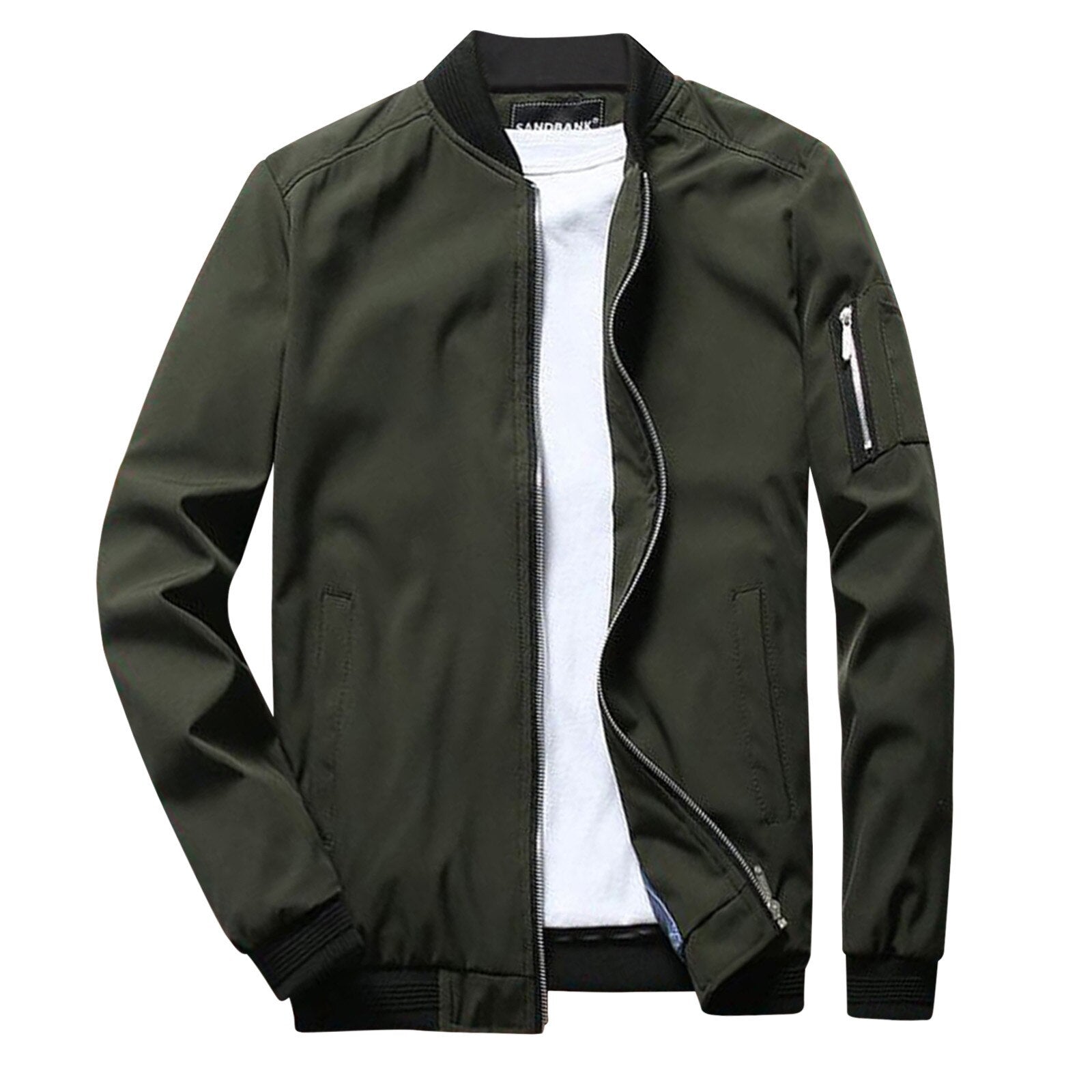 Emmanuel Blouson Bomber Homme – Minimalist, Light & Elegant for Spring and Autumn