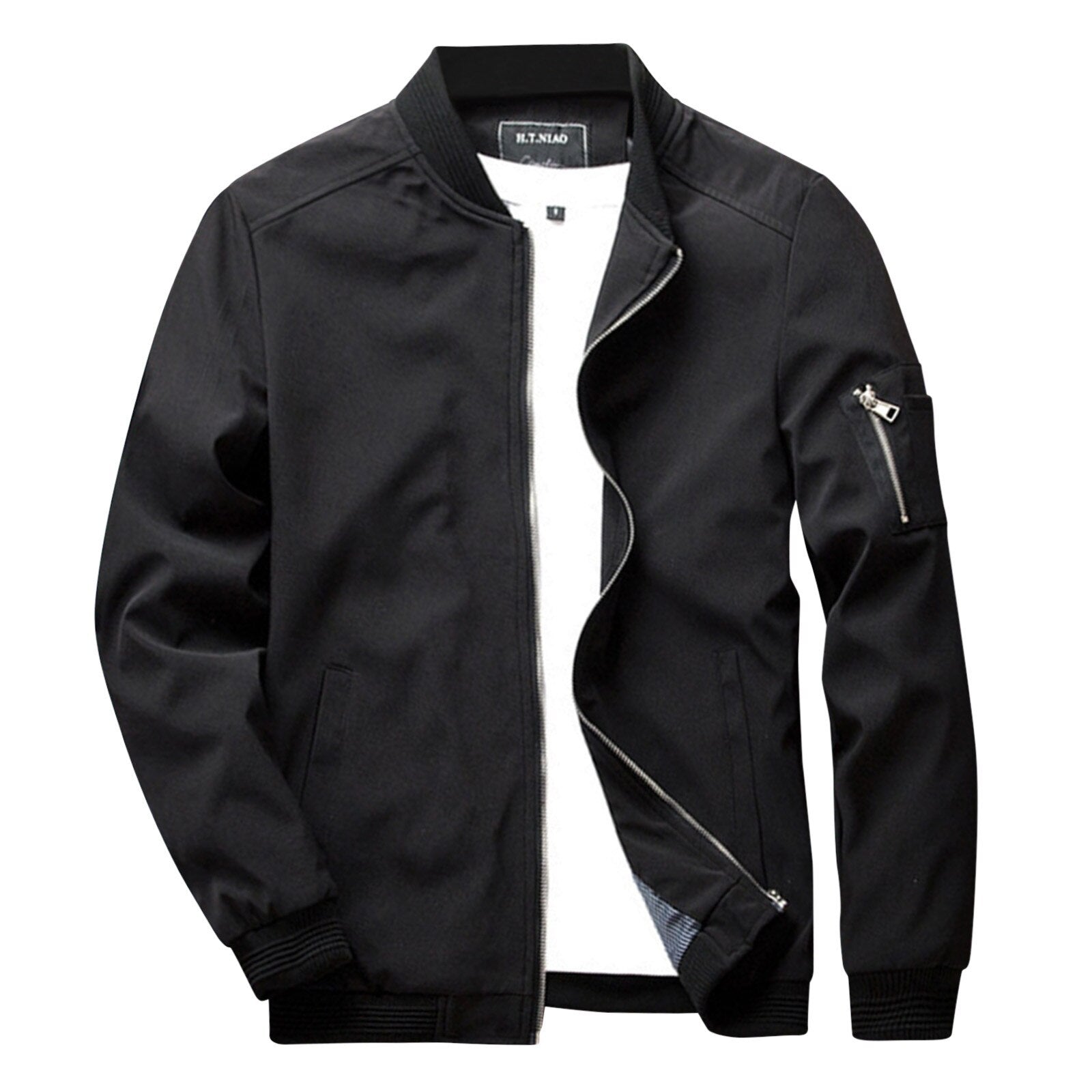 Emmanuel Blouson Bomber Homme – Minimalist, Light & Elegant for Spring and Autumn