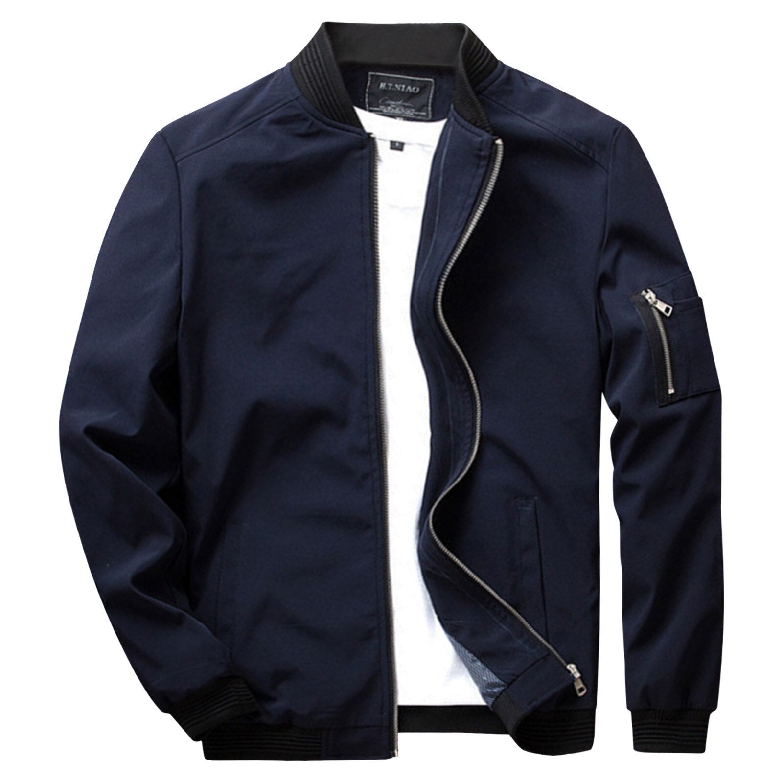 Emmanuel Blouson Bomber Homme – Minimalist, Light & Elegant for Spring and Autumn