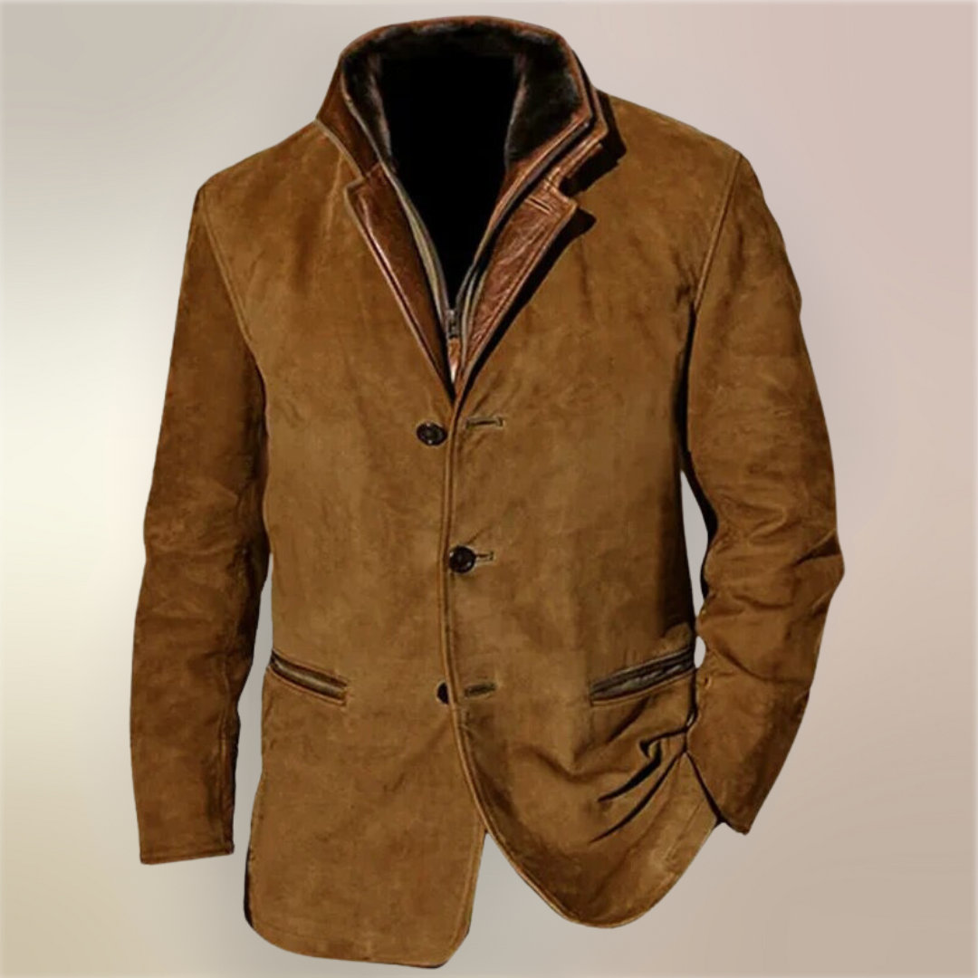 Aaron Jacket Vintage Men – Classic Elegant Jacket Retro Style & Modern Comfort