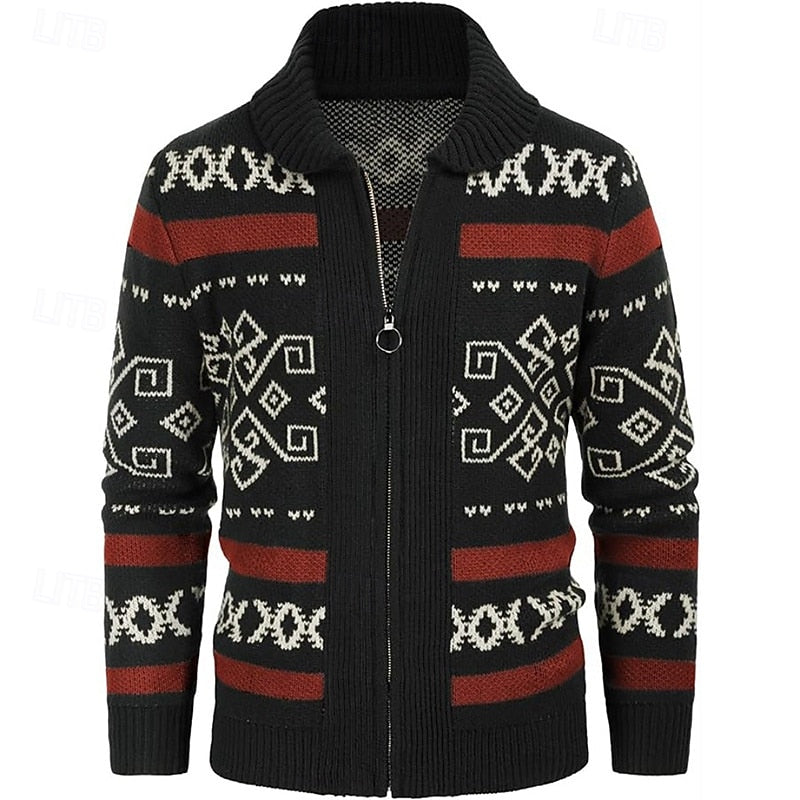 Men's Wool Zip Vest – Warm Knit, Elegant Cut & Classic Collar
