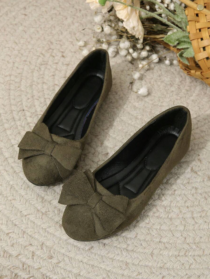 Women’s Comfort Flats – Supportive Bow Detail Shoes for Everyday Elegance