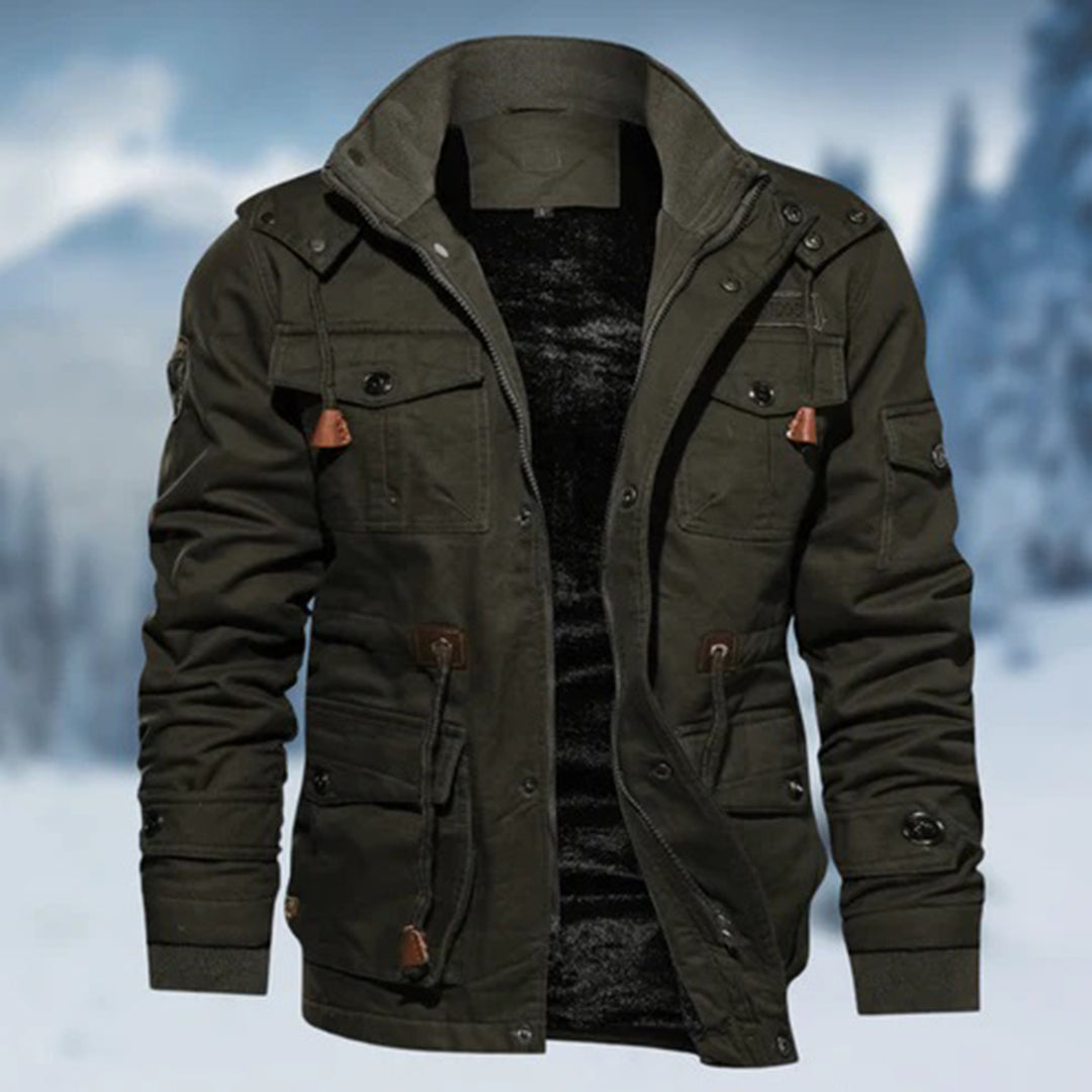 Loren Men's Winter Jacket – Warm Insulated and Waterproof Coat with Durable Functional Design
