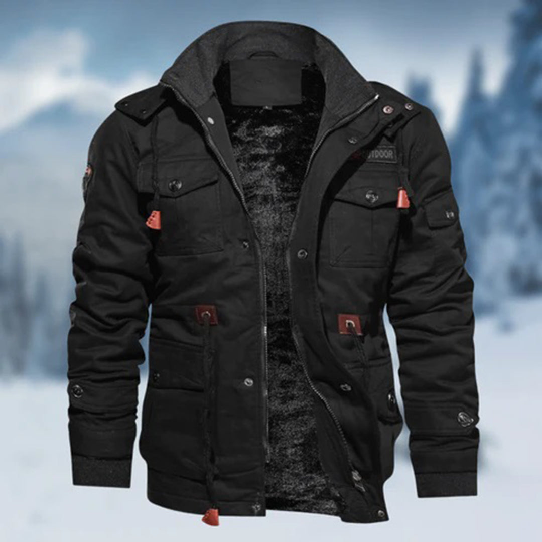 Loren Men's Winter Jacket – Warm Insulated and Waterproof Coat with Durable Functional Design