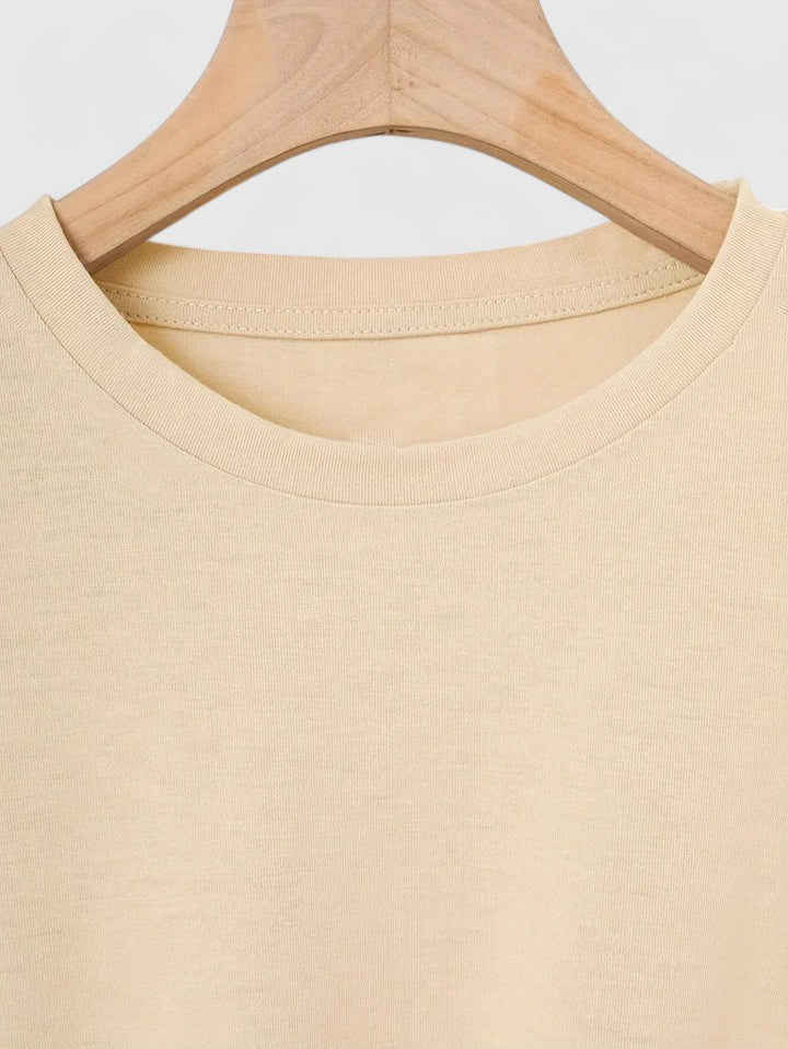 Denim Short Sleeve Comfortable Short Sleeve T-Shirt – Flattering Silhouette & All-Day Comfort