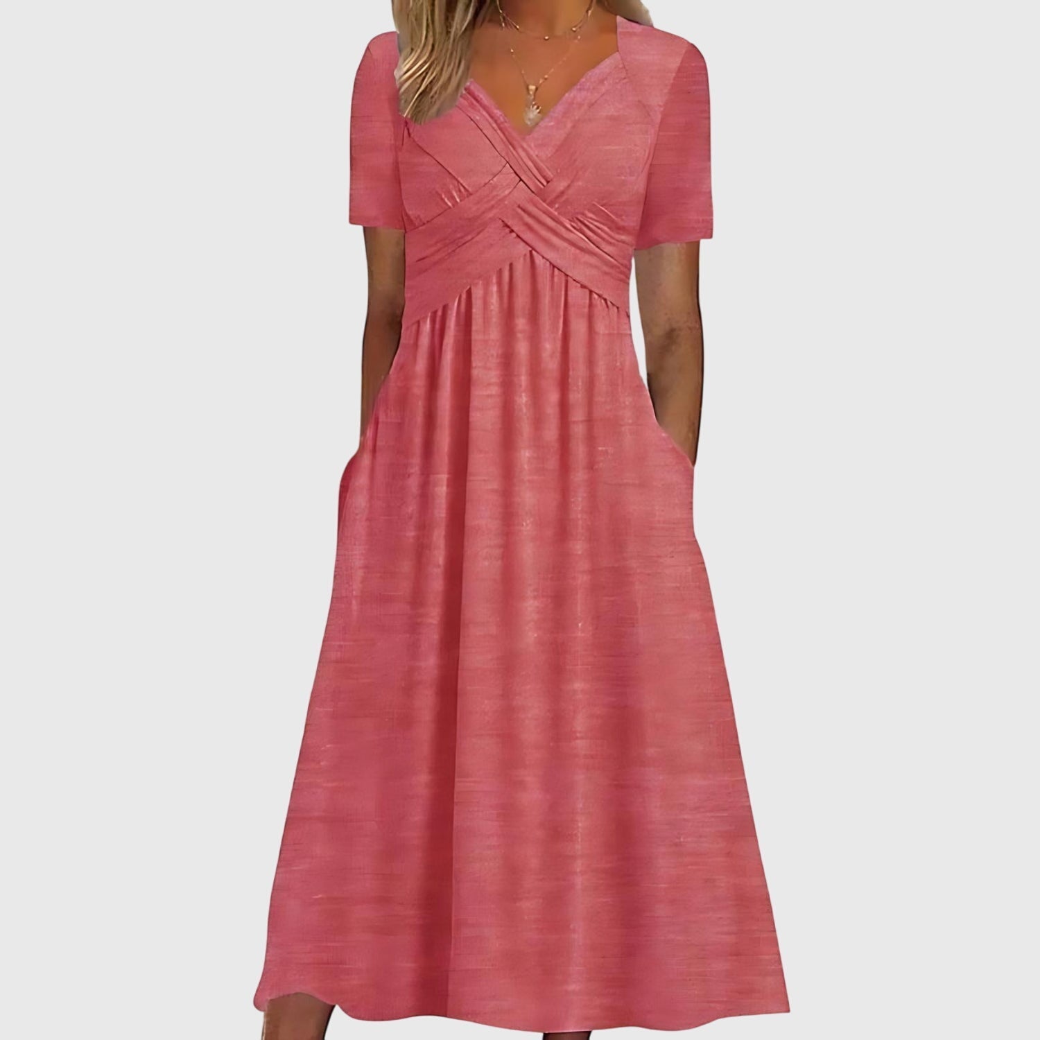 A-Line Midi Dress – Flattering Silhouette & Soft Touch Fabric