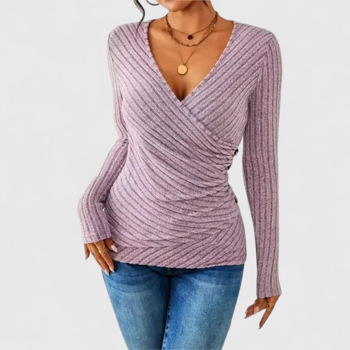 V-Neck Dress – Flattering Silhouette