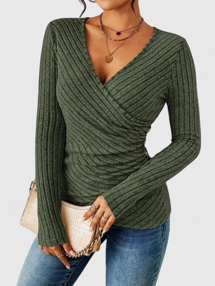 V-Neck Dress – Flattering Silhouette
