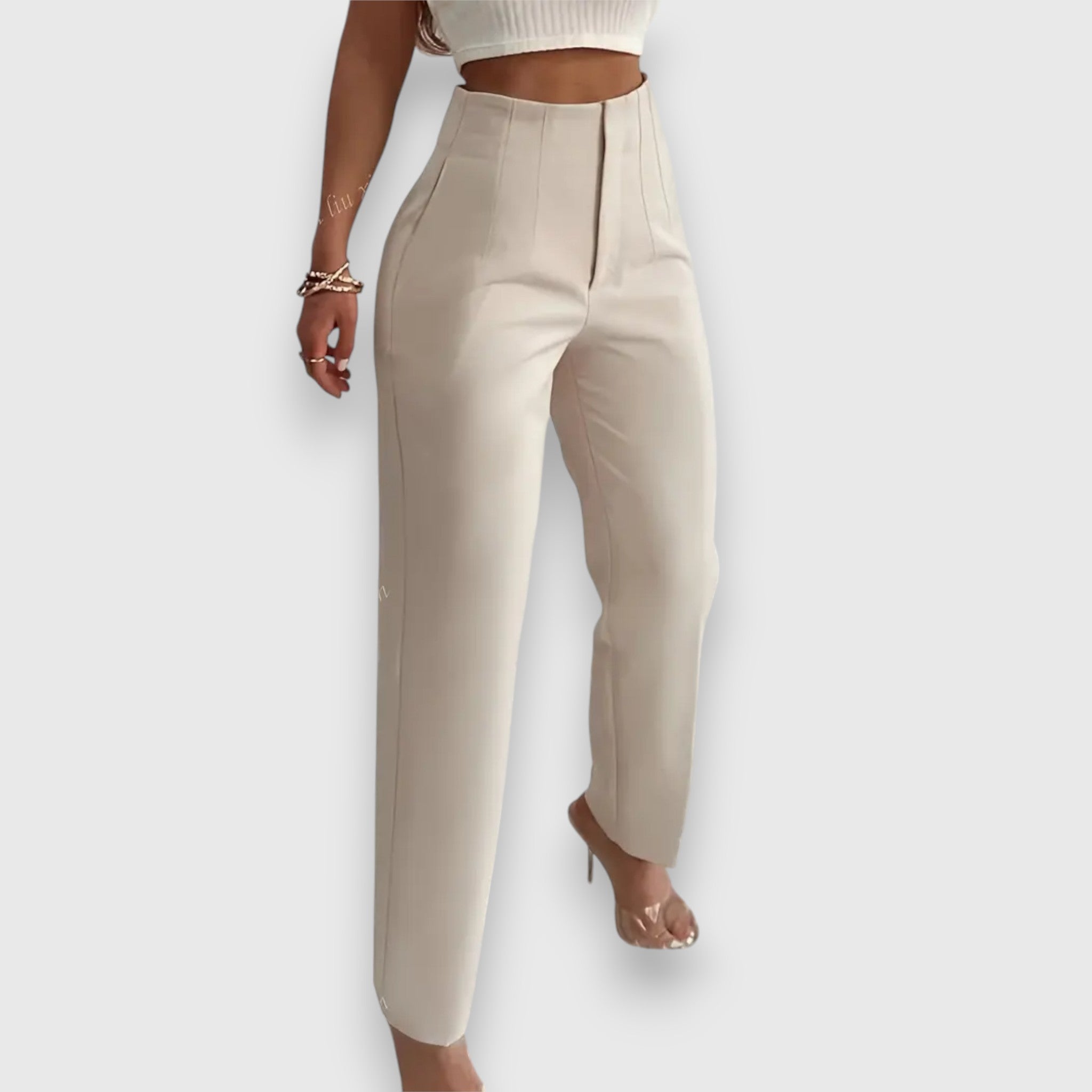 High-Waisted Trousers – Waist-Defining Fit & All-Day Comfort