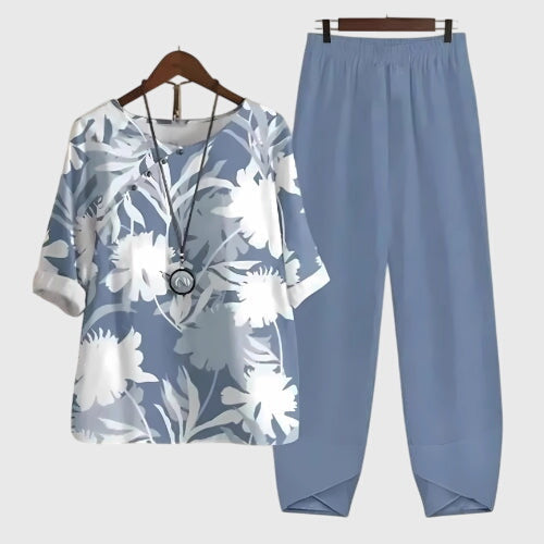 Relaxed Fit Comfortable Two Piece Set – Breathable Fabric & Flattering Silhouette