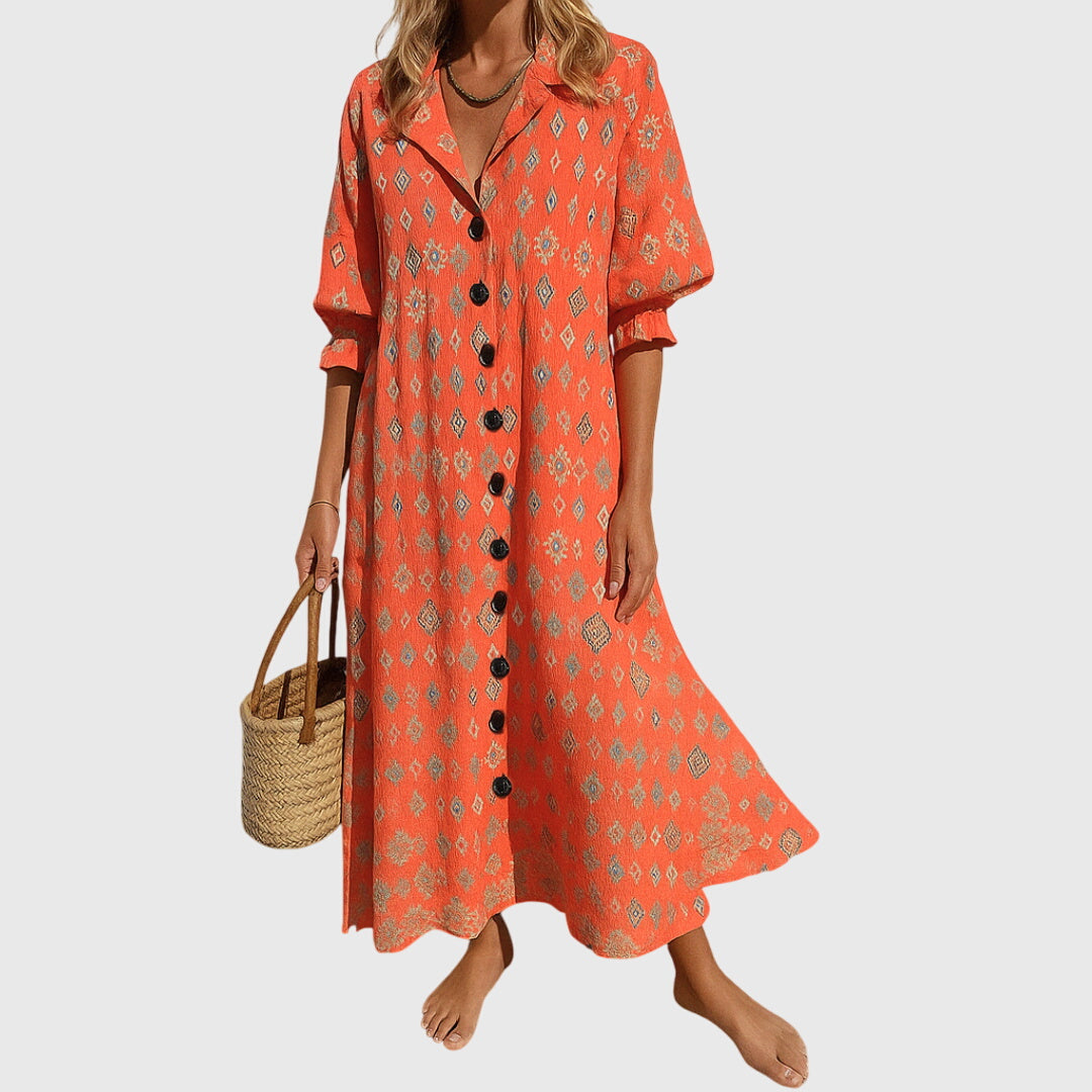 Boho Maxi Dress – Flattering Silhouette