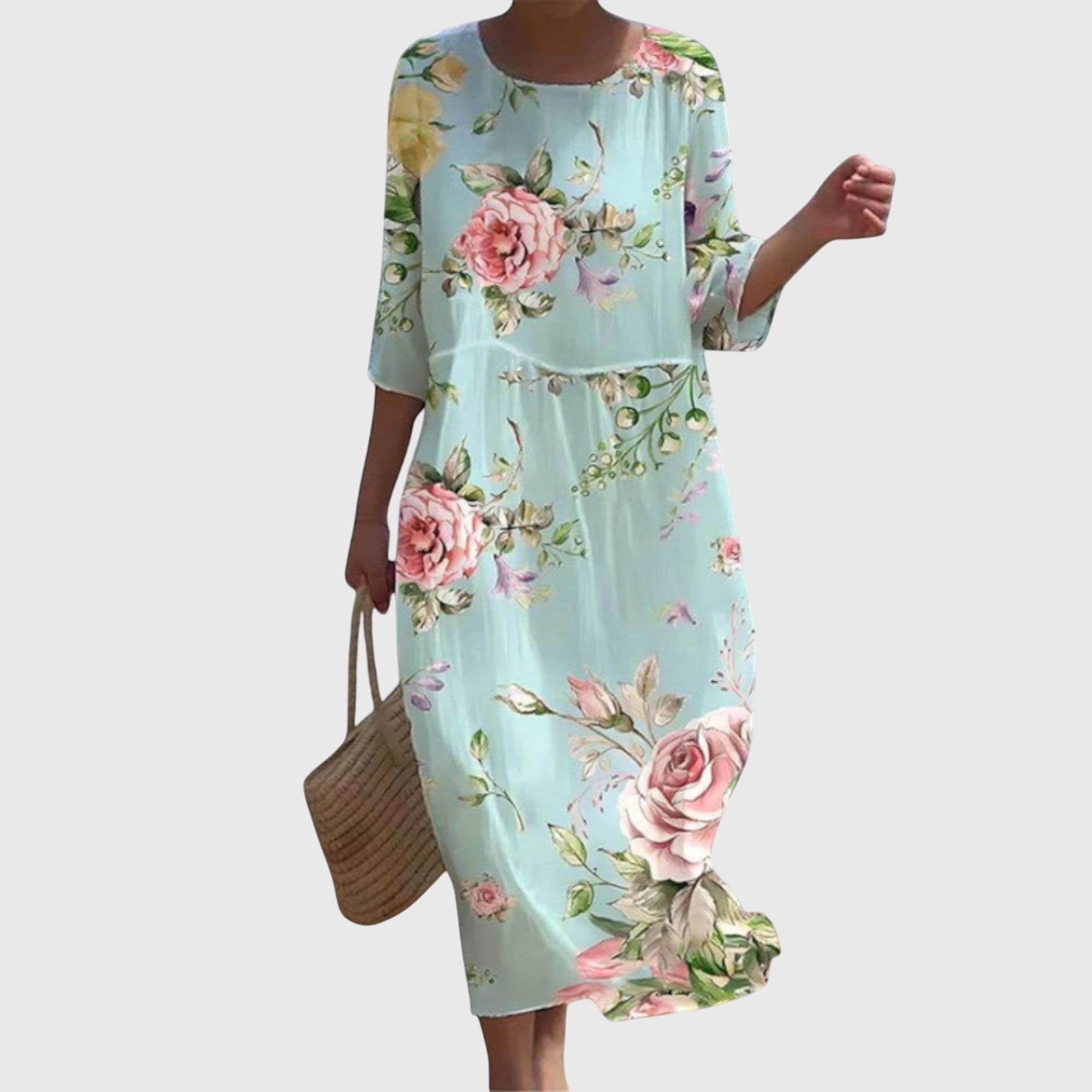 Floral Maxi Dress – Timeless Flattering Fit