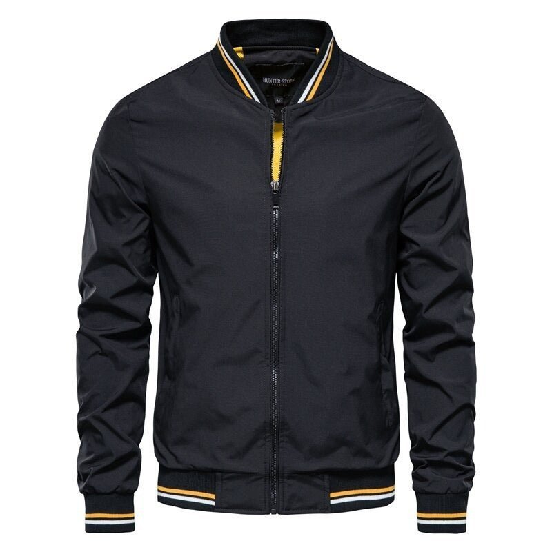 Men's Blouson Elmo – Modern Bomber Jacket with Baseball Collar, Light and Stylish for Mid-Season