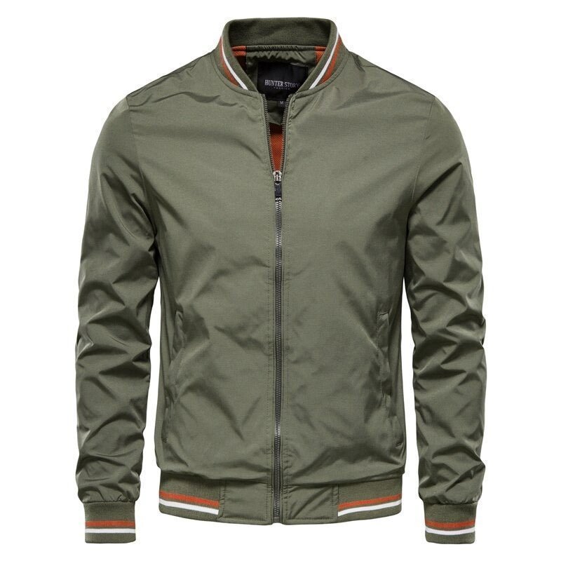 Men's Blouson Elmo – Modern Bomber Jacket with Baseball Collar, Light and Stylish for Mid-Season