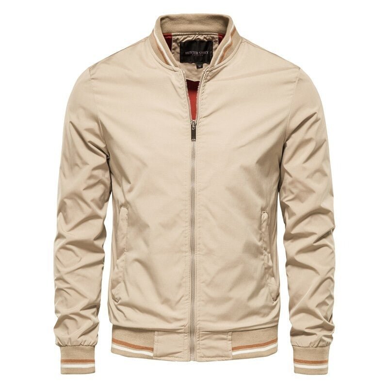Men's Blouson Elmo – Modern Bomber Jacket with Baseball Collar, Light and Stylish for Mid-Season
