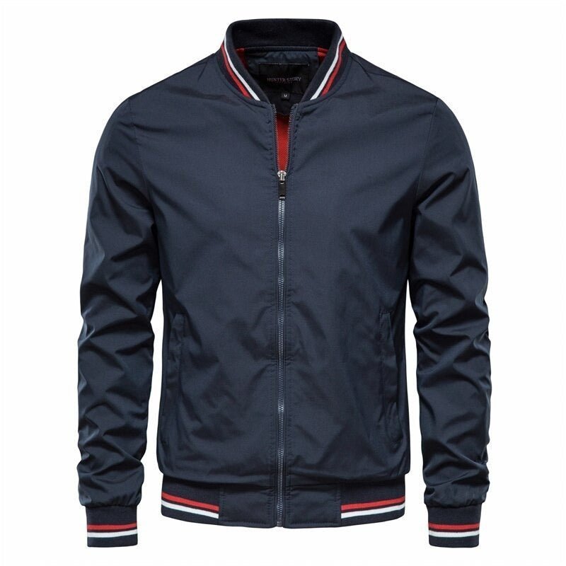 Men's Blouson Elmo – Modern Bomber Jacket with Baseball Collar, Light and Stylish for Mid-Season
