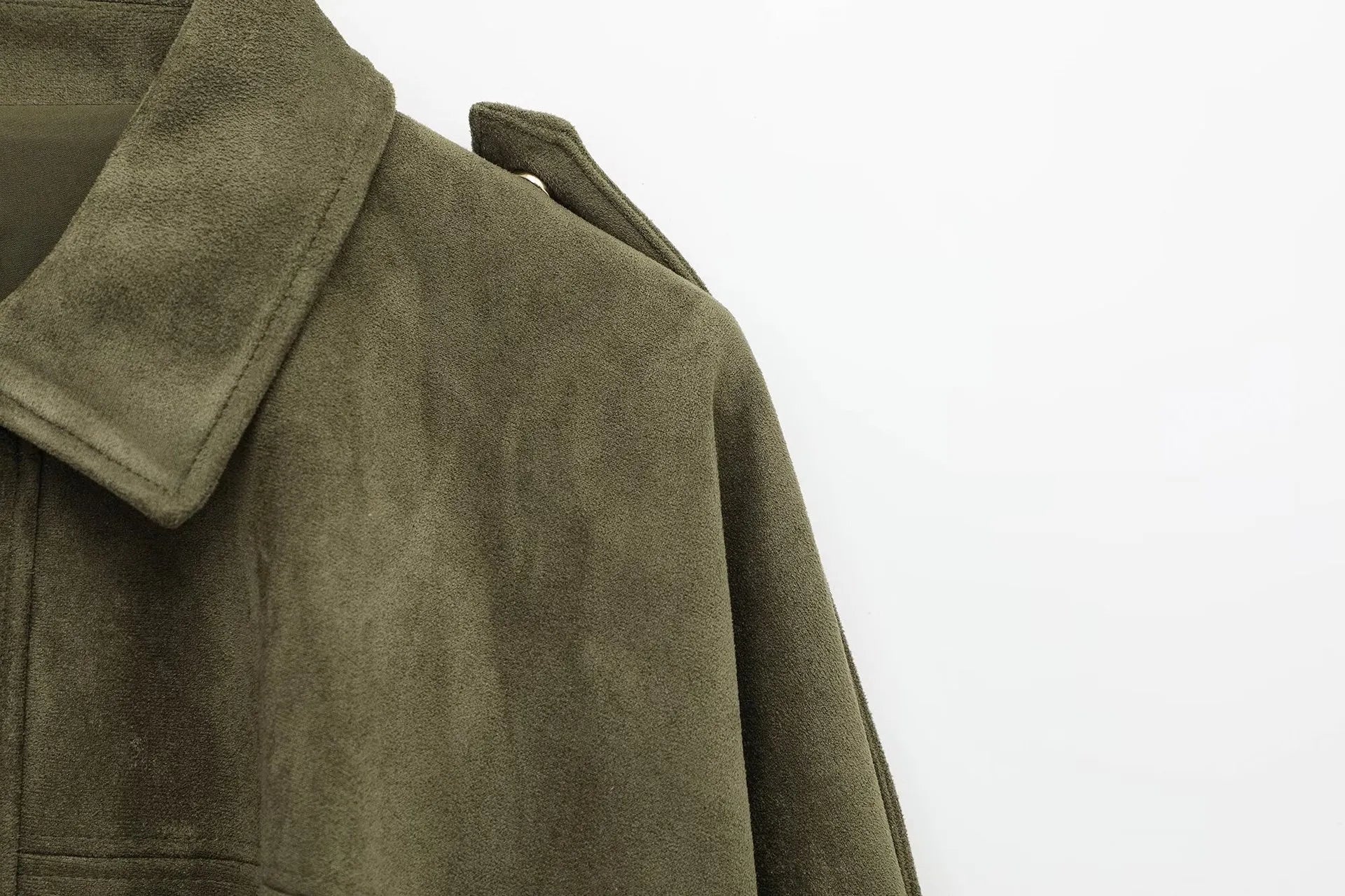 Isla Veste Femme en Daim – Elegant Oversize Jacket with Modern Cut & Soft Comfort