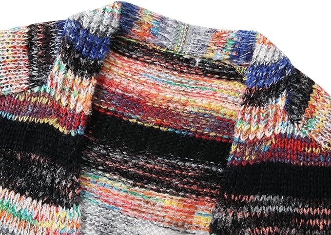 Catherine Women's Jacket with Colorful Stripes – Light, Stylish and Casual with Long Sleeves