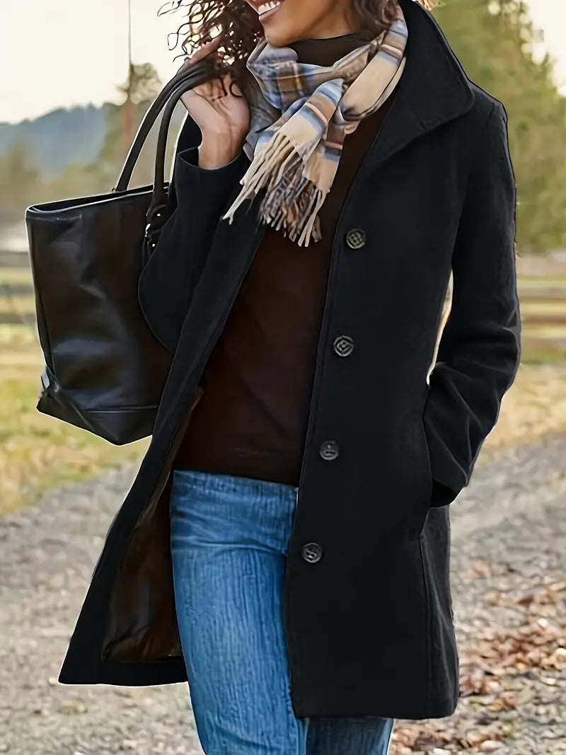 Brianna Coat Woman – Elegant Winter Coat with Warm Lining & Feminine Cut