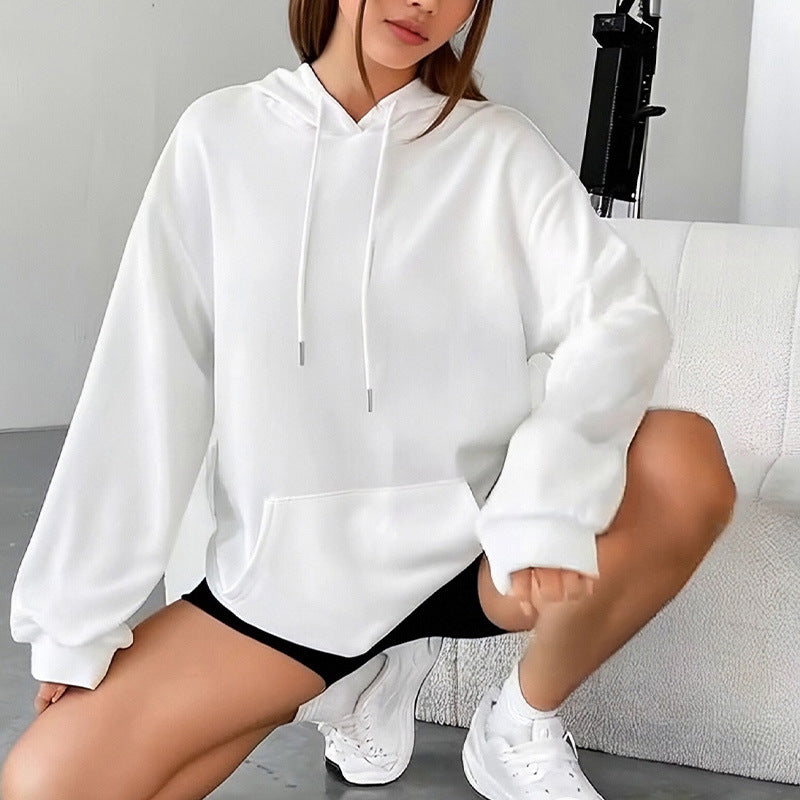 Chloe Classic Women's Hoodie – Comfortable Sweatshirt with Hood and Kangaroo Pocket
