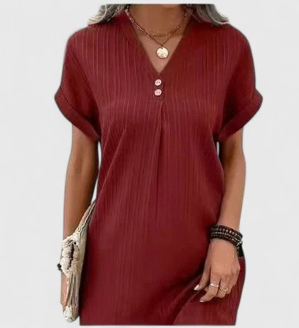 Relaxed Fit Dress – Breathable Fabric & Lightweight Feel