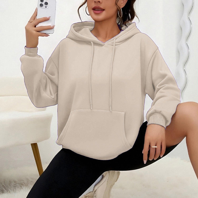 Chloe Classic Women's Hoodie – Comfortable Sweatshirt with Hood and Kangaroo Pocket