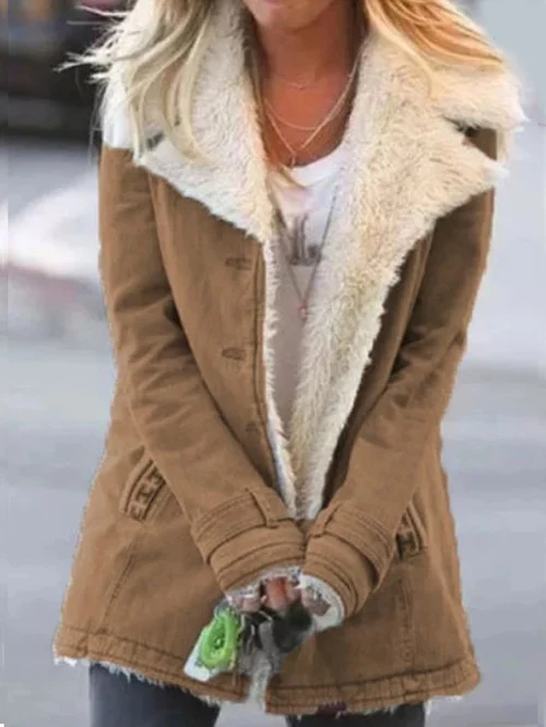 Nadine Women's Winter Coat – Thermal Waterproof & Lightweight Windproof Chic Coat