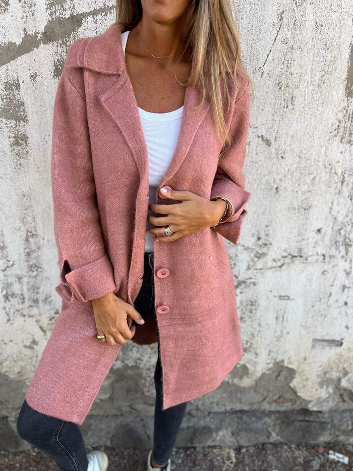 Sophie Woman Spring Coat – Premium Elegant & Light Wool Coat for Mid-Season