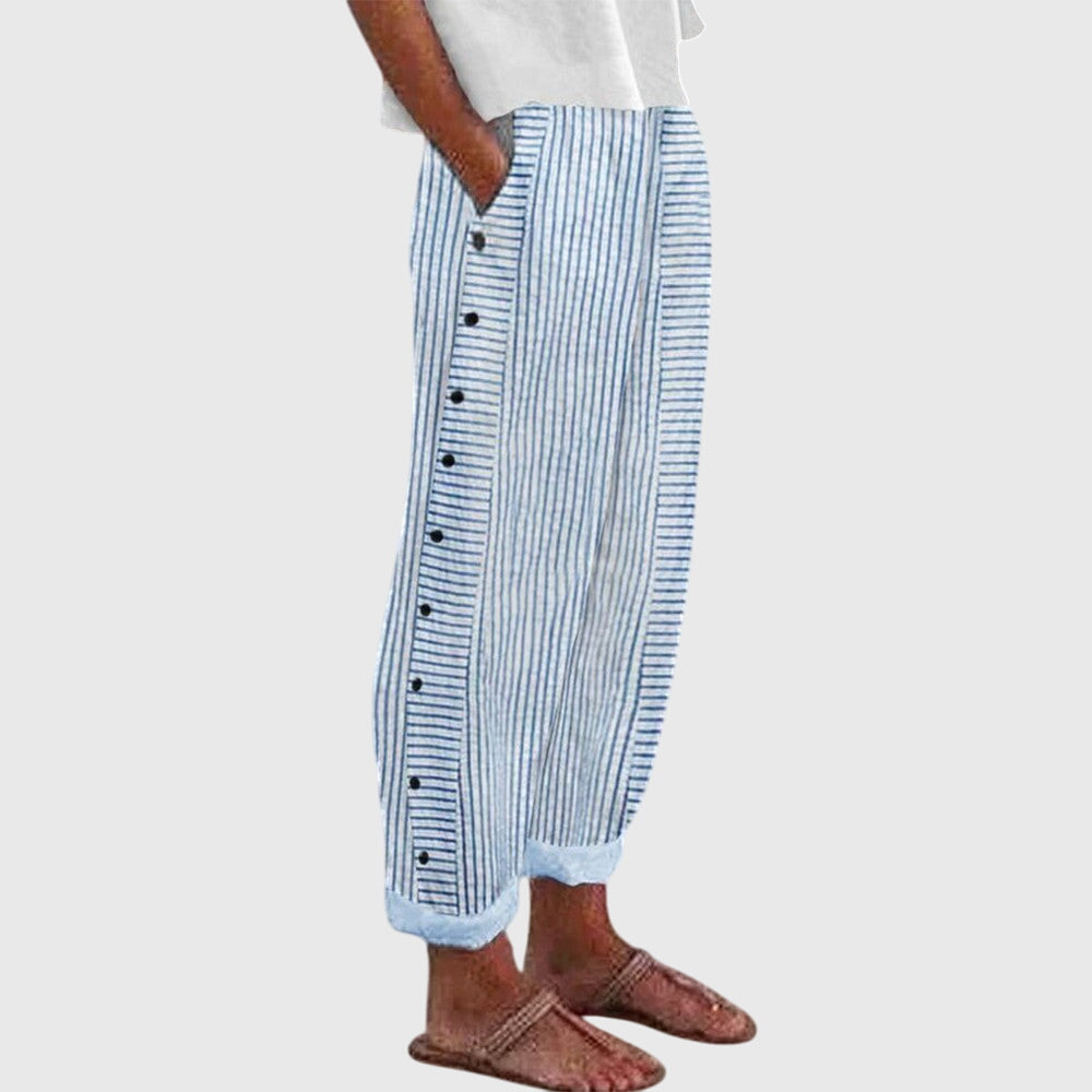 Elegant Women's Pants – Waist-Defining Fit & All-Day Comfort