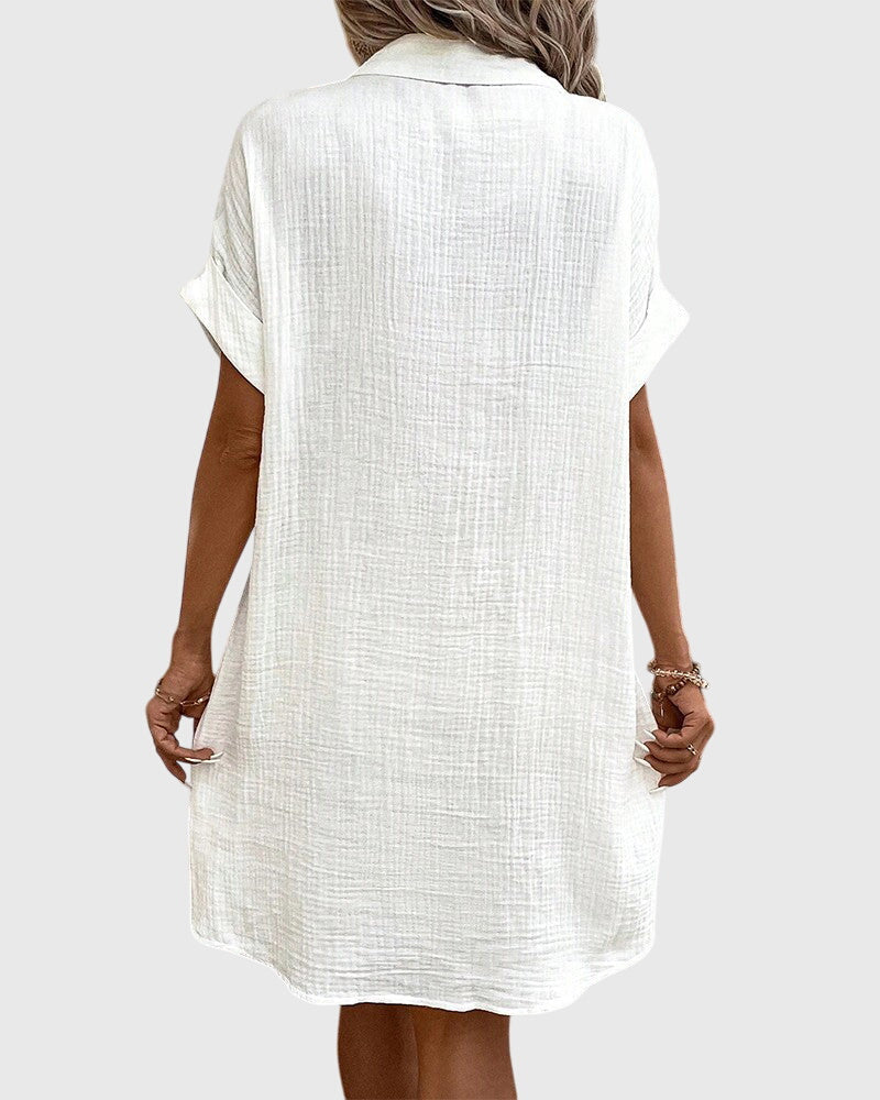 Relaxed Fit Dress – Breathable Fabric & Flattering Silhouette
