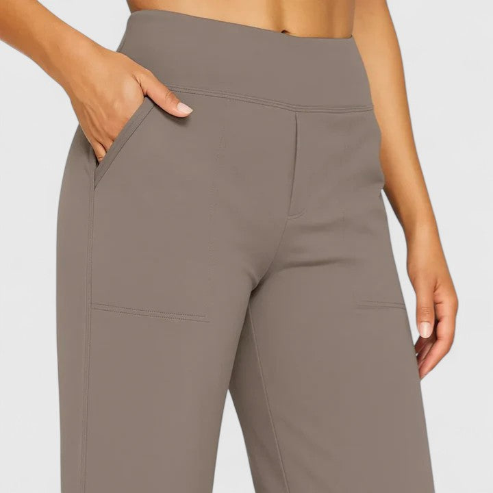Button Front Women's Top – Waist-Defining Fit & Soft Touch Fabric