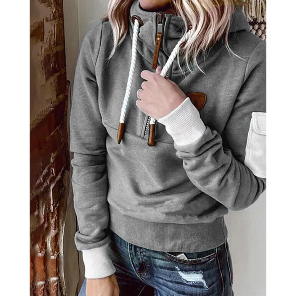 Aarohi Premium Hoodie Sweatshirt for Women – Thick and Soft Knit with Relaxed Fit & Adjustable Hood