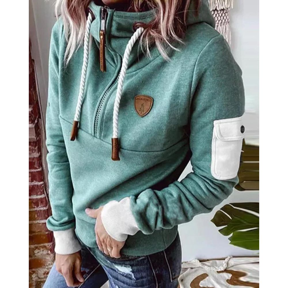 Aarohi Premium Hoodie Sweatshirt for Women – Thick and Soft Knit with Relaxed Fit & Adjustable Hood