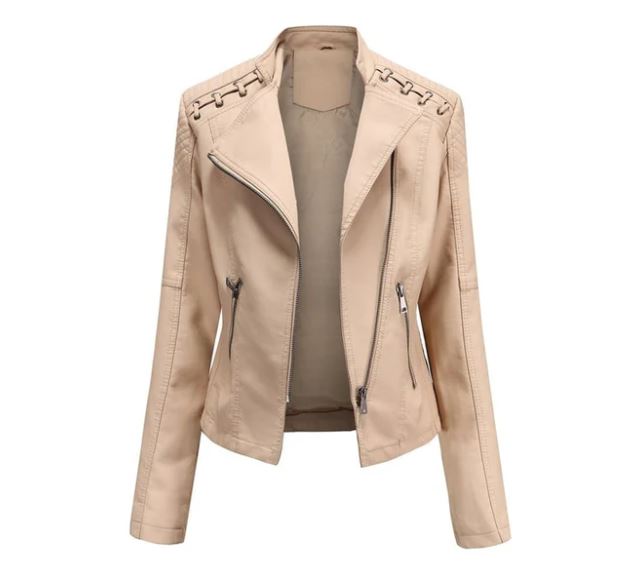 Daphne Women's Vintage Style Office Jacket – Elegant Fitted Cut with Invisible Zip & Piped Pockets