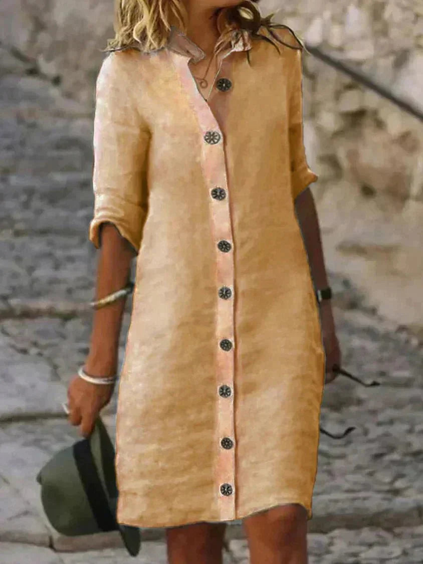 Chic and Stylish Button-Front Dress for Women