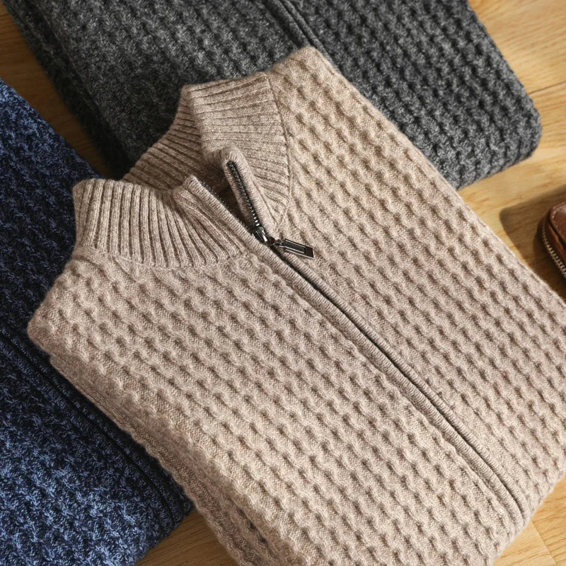 Danny Men's Merino Wool Vest – Full Zip, Breathable & Thermal Comfort