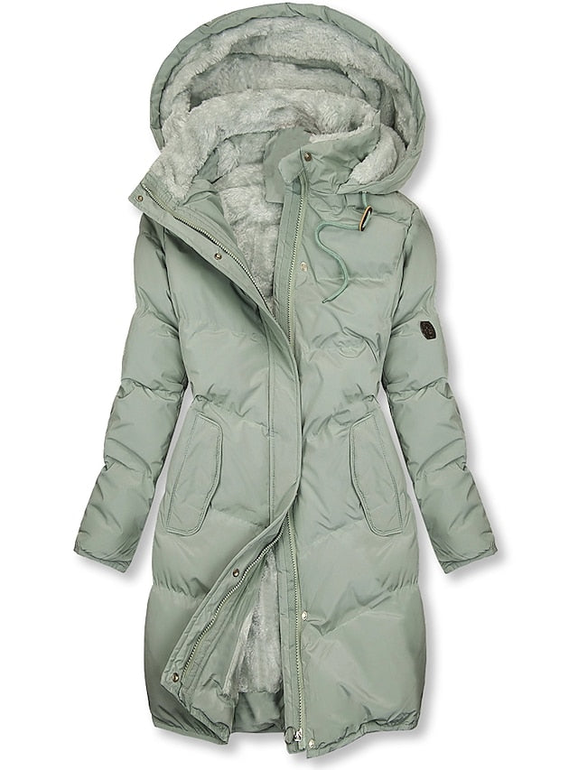 Antonella Manteau Woman Winter – Warm Insulated Model with Lining & Zipper Closure