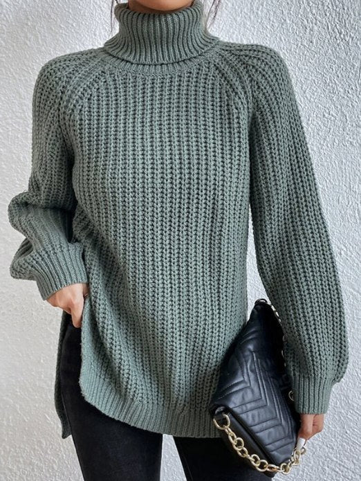 Gianna Turtleneck Sweater Women – Soft and Warm Knit Sweater with Elegant Casual Fit
