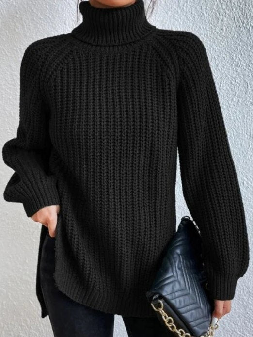 Gianna Turtleneck Sweater Women – Soft and Warm Knit Sweater with Elegant Casual Fit