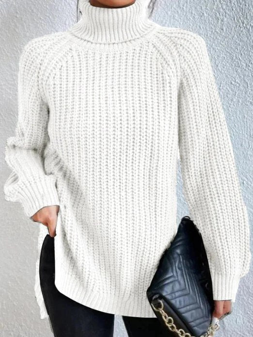 Gianna Turtleneck Sweater Women – Soft and Warm Knit Sweater with Elegant Casual Fit