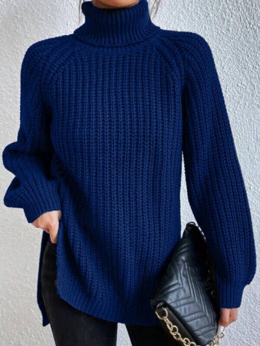 Gianna Turtleneck Sweater Women – Soft and Warm Knit Sweater with Elegant Casual Fit
