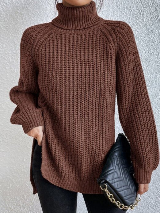 Gianna Turtleneck Sweater Women – Soft and Warm Knit Sweater with Elegant Casual Fit