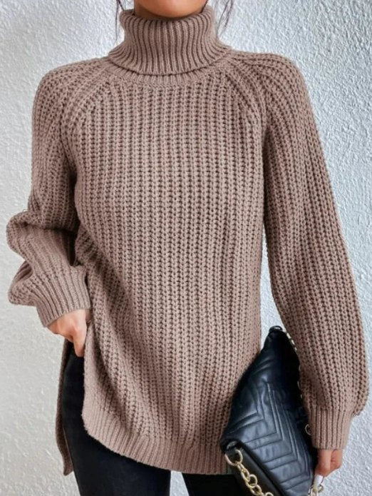 Gianna Turtleneck Sweater Women – Soft and Warm Knit Sweater with Elegant Casual Fit