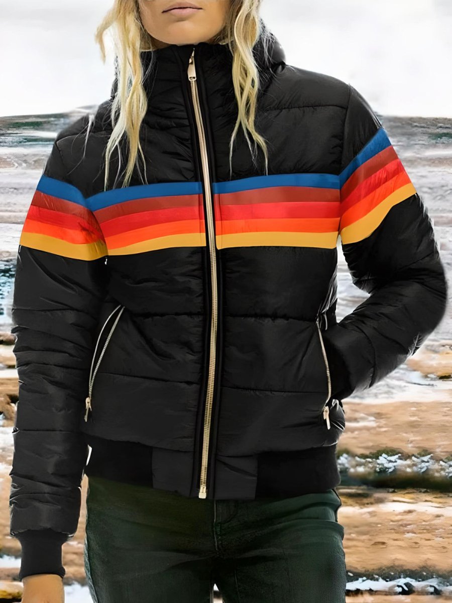 Rory Hoodie Unisex Comfort Rainbow – Soft & Casual Modern Style Hoodie