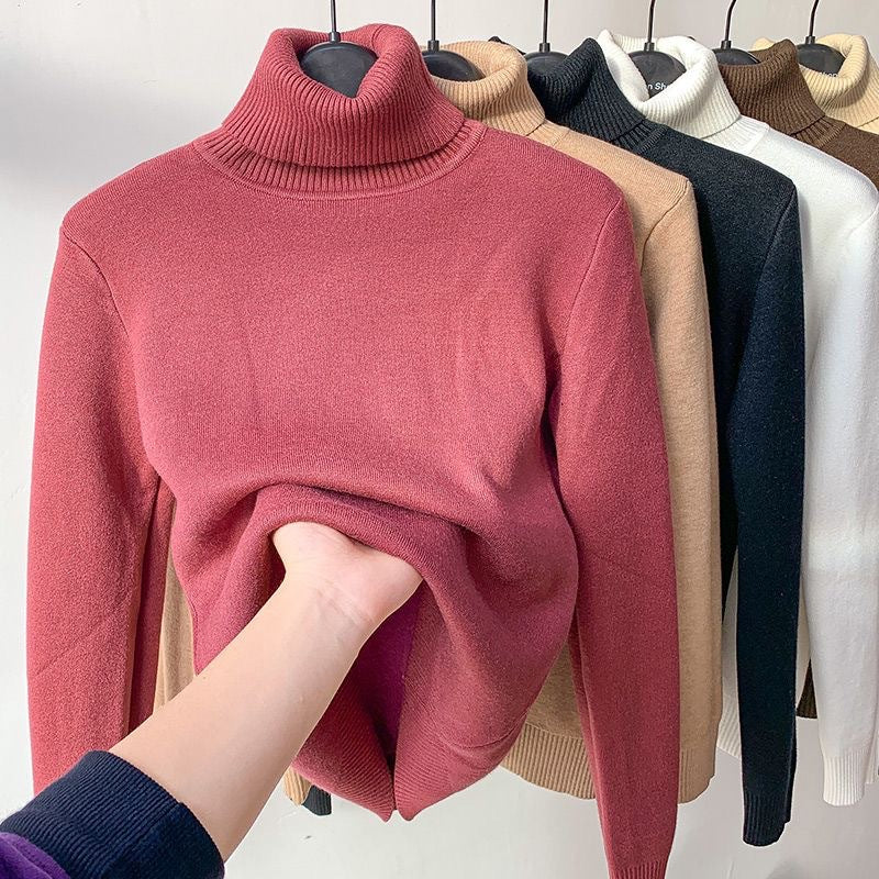 Milani Turtleneck Sweater Women – Warm Fleece Lined Sweatshirt & Casual Winter Cut