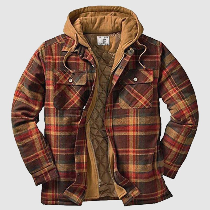 Zandro Men's Lumberjack Jacket – Warm and Breathable Jacket with a Modern Style