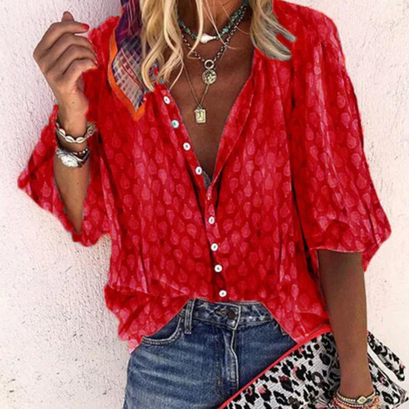 Summer Blouse Women Billie – Light & Breathable Shirt with Elegant Cut for Hot Days