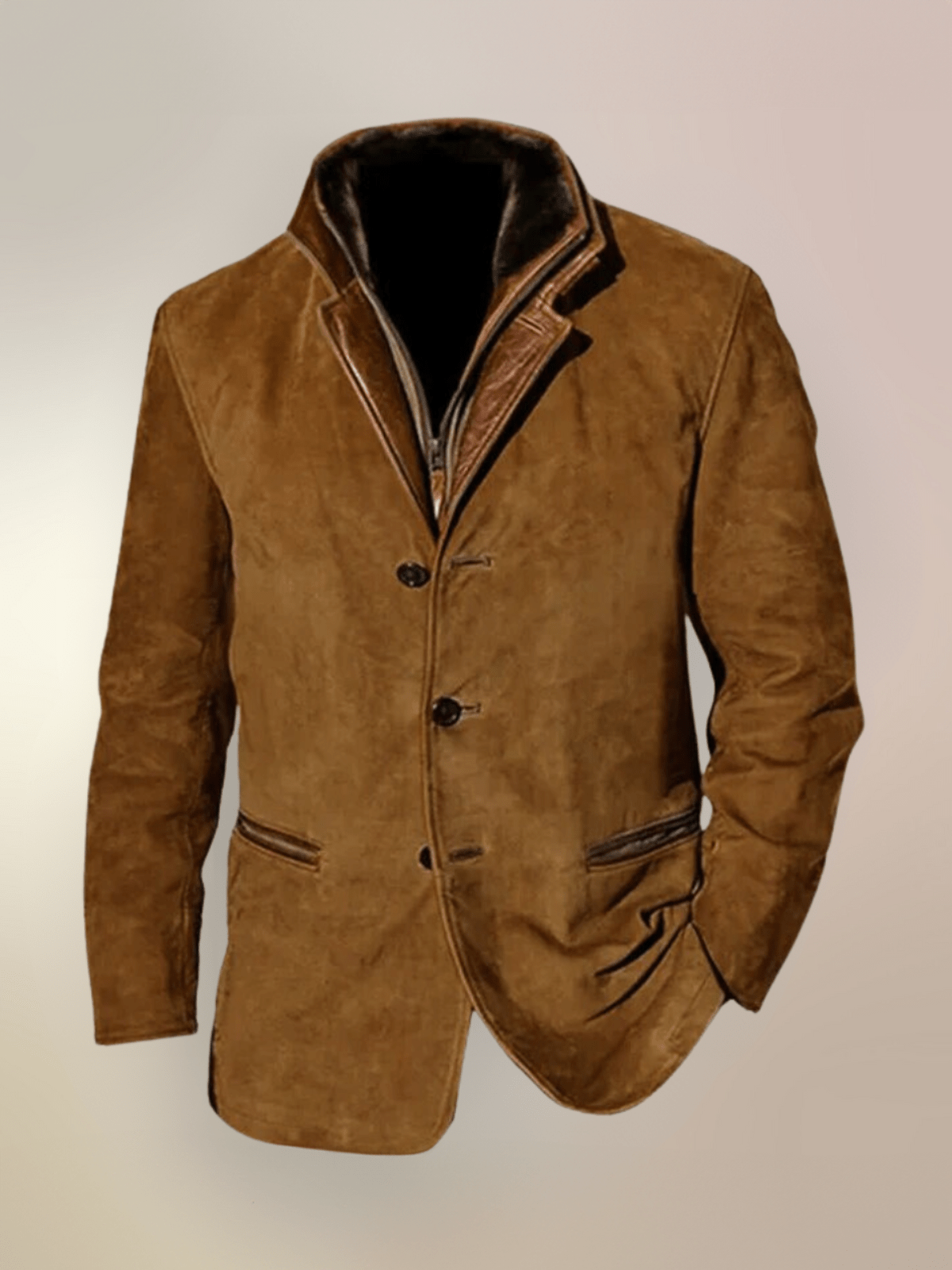 Vern Men's Jacket – Elegant & Durable Vintage Leather Jacket with Timeless Style