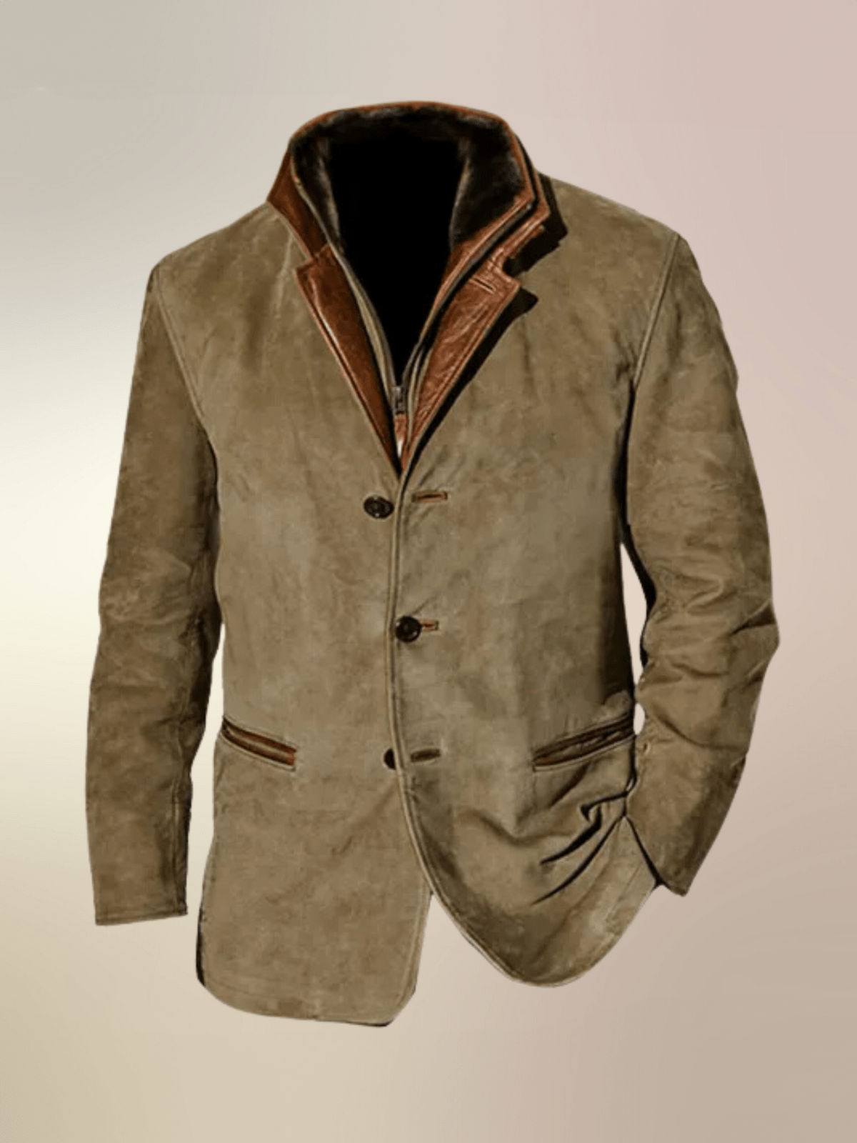 Vern Men's Jacket – Elegant & Durable Vintage Leather Jacket with Timeless Style